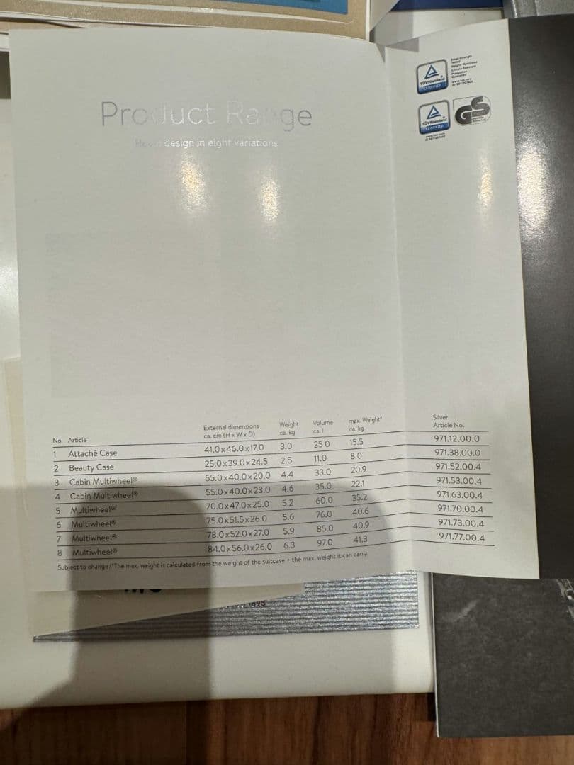 【一度使用超美品廃盤】RIMOWA クラシックフライト97L