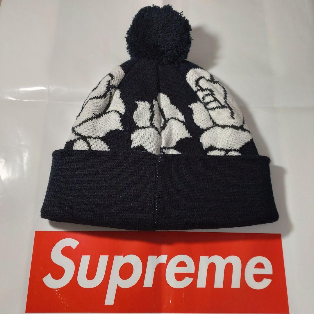 シュプリーム Supreme Rose Beanie Black