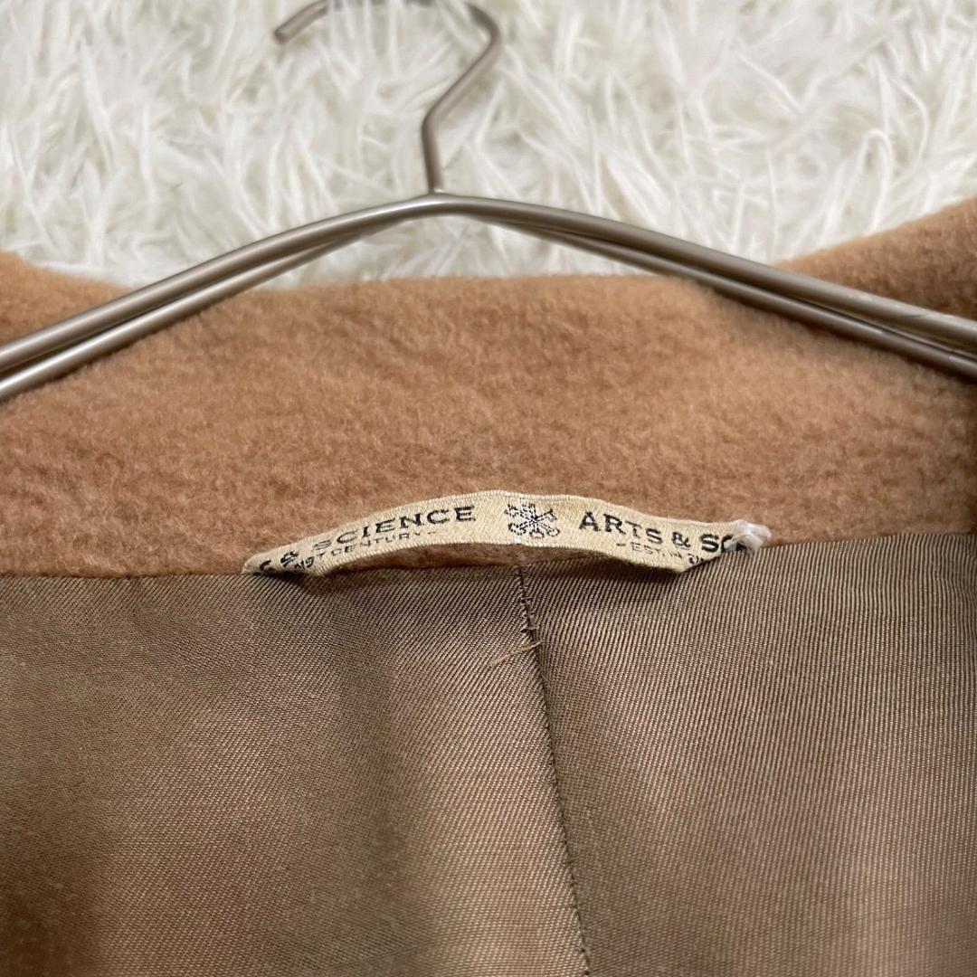 15496✨アーツアンドサイエンス 3 ウール メルトン ダブル ピーコート