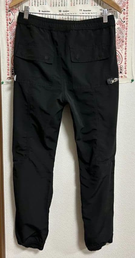 即完売・絶版モデル】urkool ユアクール ジッパー サルエルパンツ 黒