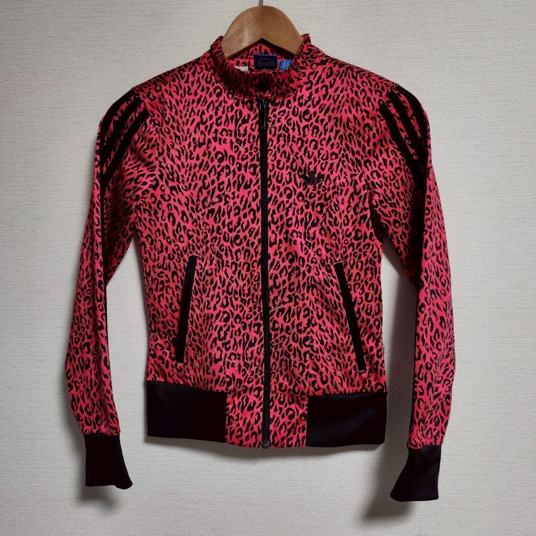 アディダス adidas トラックジャケット ヒョウ柄 レオパード ジャージ