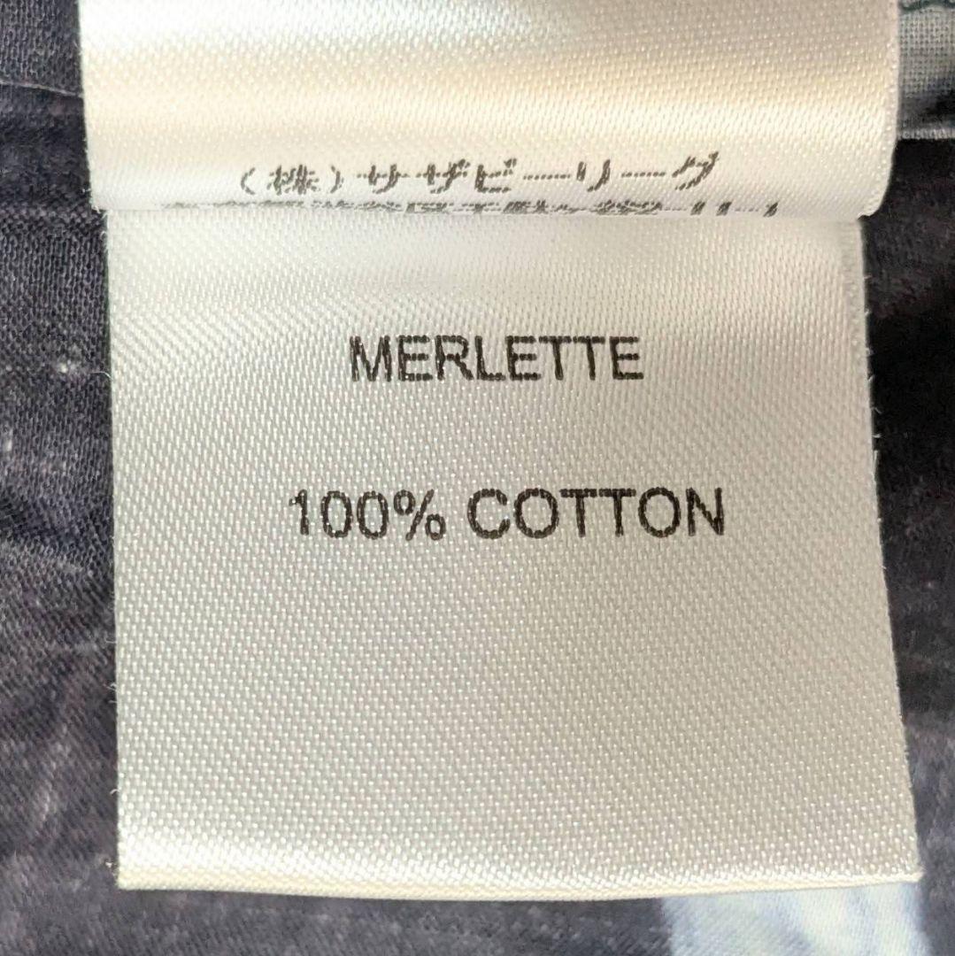 マーレット ソリマン SHIBORI ティアードワンピース ネイビー XS