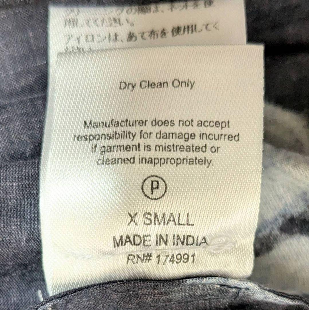 マーレット ソリマン SHIBORI ティアードワンピース ネイビー XS