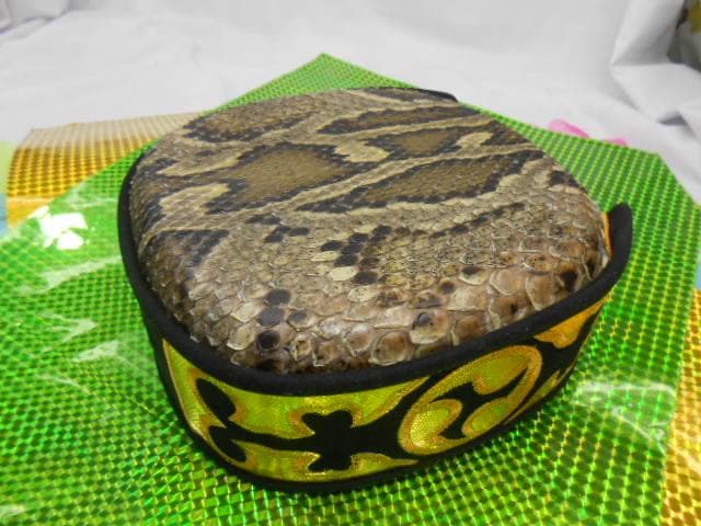 P14現品販売(送料無料)14.980円　沖縄三線専用蛇皮強化張チーガ 胴巻き付