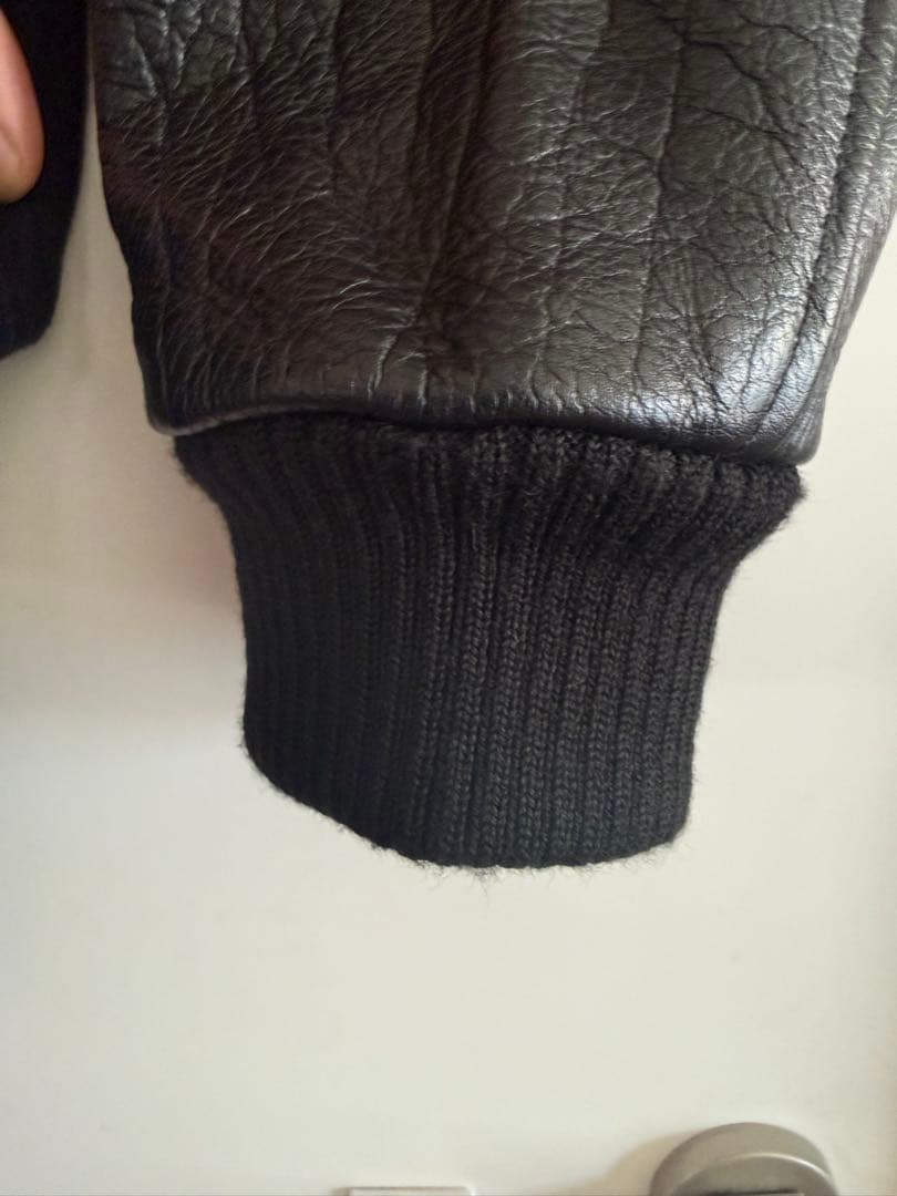 【定番】ウール・レザー スタジャン FREAK’S STORE