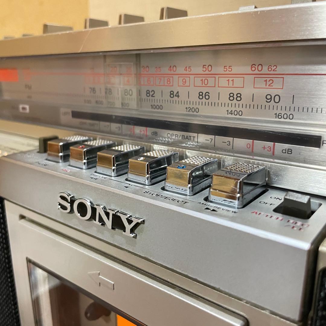 SONY／ソニー／ラジカセ／CFS-V3／メンテナンス済み／メンテセット付属