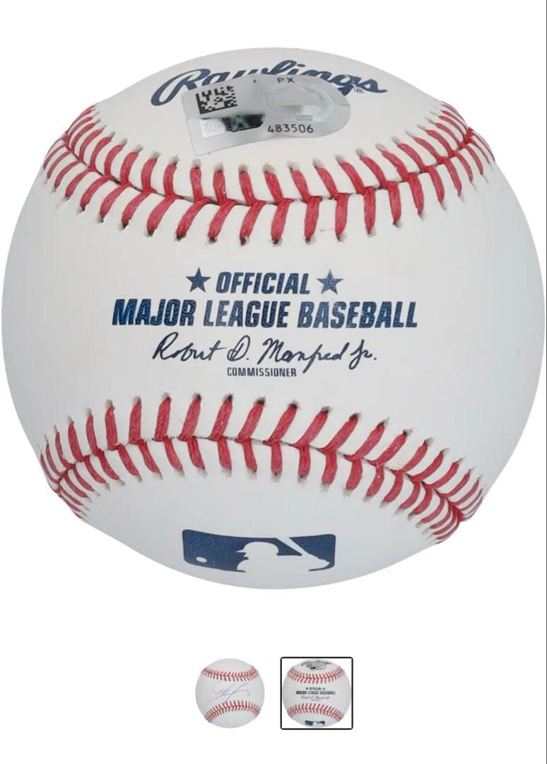 佐々木朗希 ドジャース サインボール 直筆サイン MLB