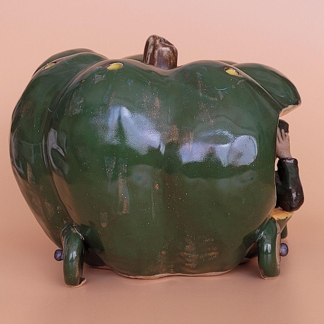 超レアもの明和陶芸の置物＆照明、アンティーク