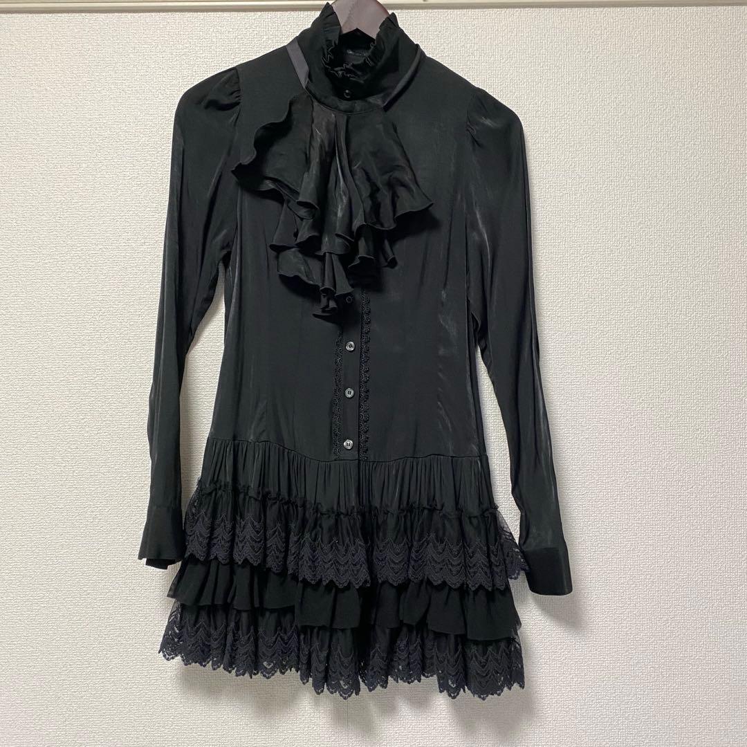 古川隆久作 花瓶 クリーム色 花柄 陶器