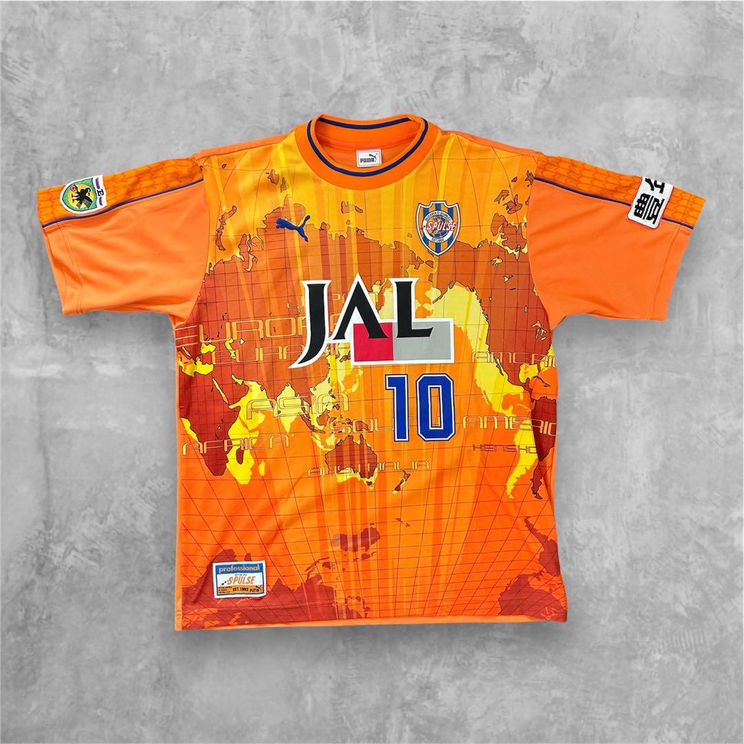 清水エスパルス 10番澤登正朗 2003 サイン入りユニフォーム S-PULSE