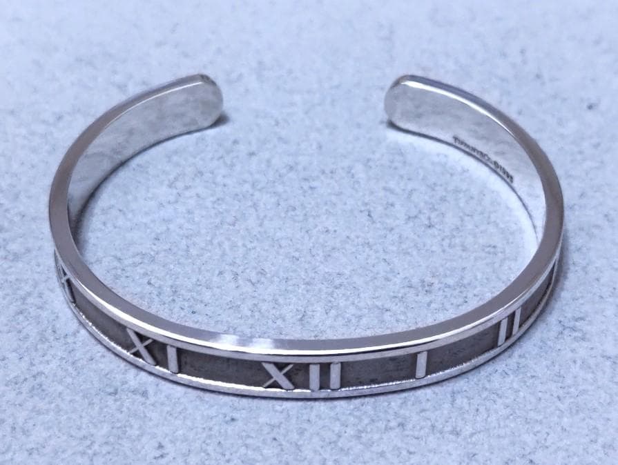 ティファニー　アトラス　シルバー925　バングル　箱保存袋付　40458