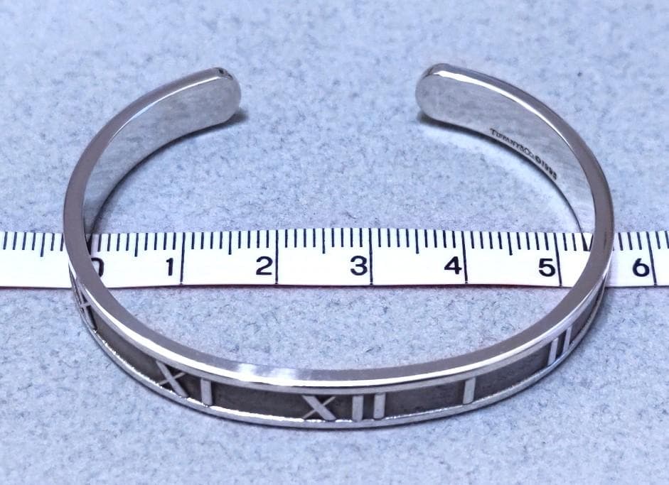 ティファニー　アトラス　シルバー925　バングル　箱保存袋付　40458