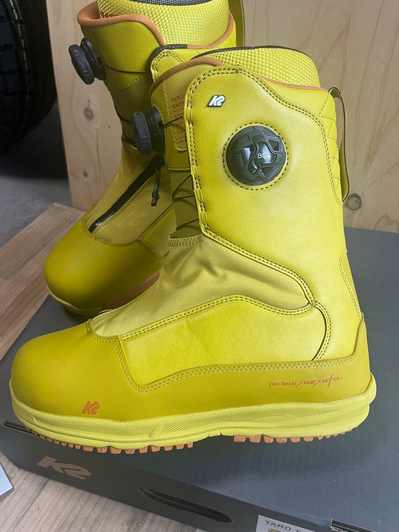 K2 Taro Tamai surfer 9.5 イエロー　TTブーツ