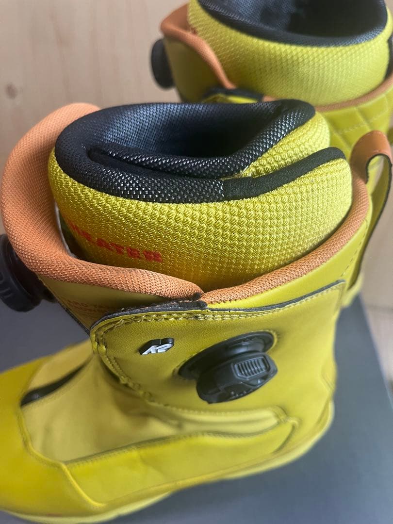 K2 Taro Tamai surfer 9.5 イエロー　TTブーツ