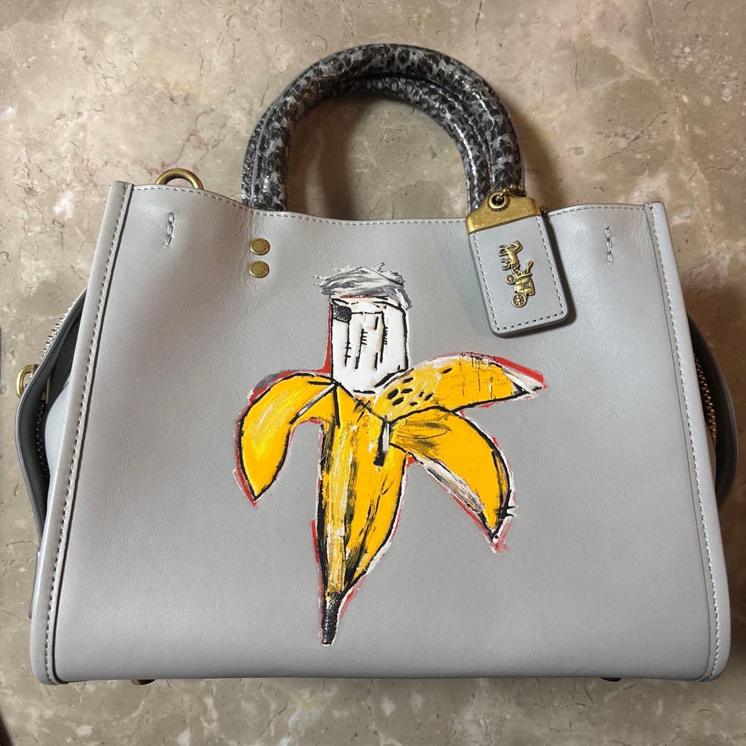 激レア】Coach ジャン ミシェル バスキア ローグバッグ グレー バナナ