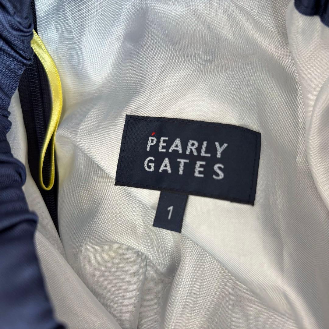 パーリーゲイツ スカート ロング プリーツ モノグラム チェック ゴルフ