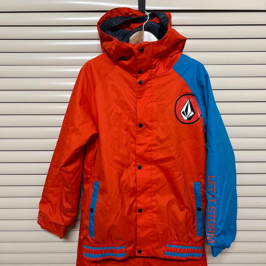 Volcom 子供用 スノーボードウェア セット カラー　オレンジ160サイズ