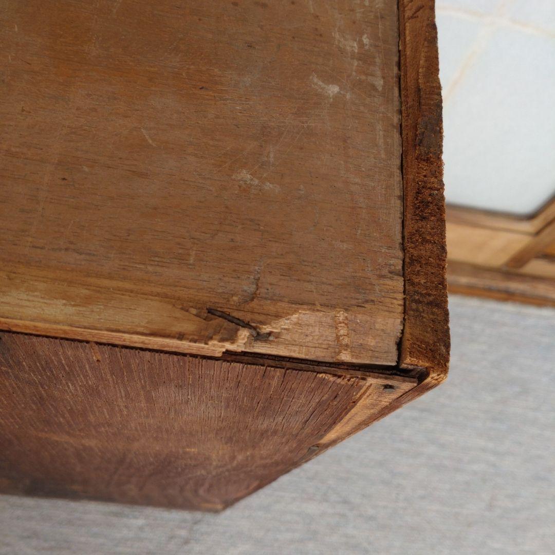 木製ラック 12段 引き出し付き カルテ棚　収納　アンティーク　ビンテージ