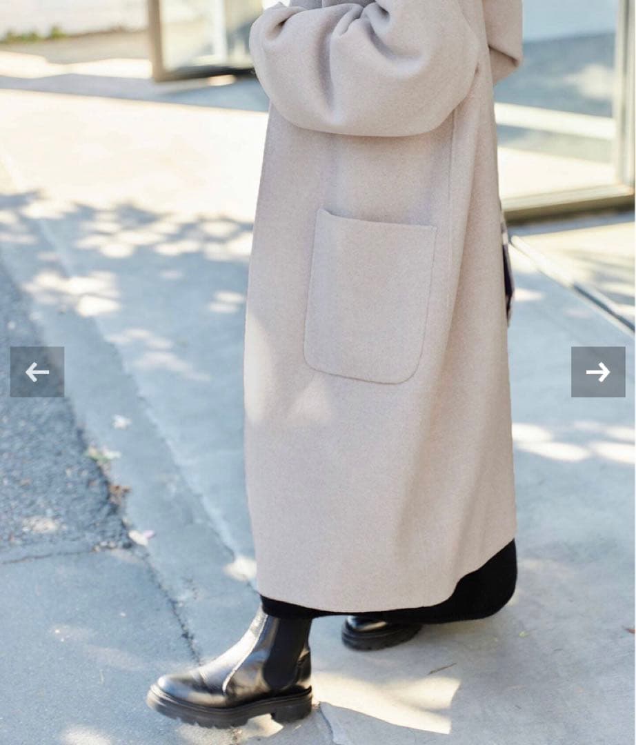 新品IENA ノンミュールジングウールリバーコート - メルカリ