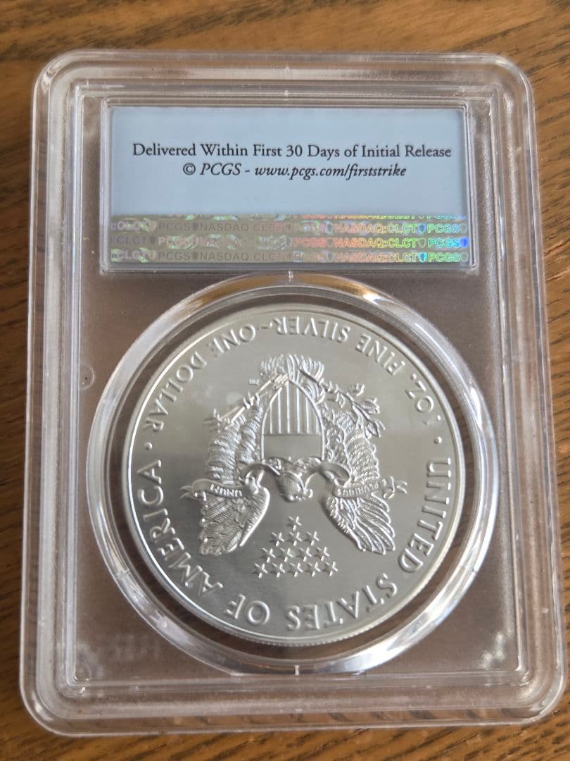 MS70)アメリカ合衆国 シルバー イーグル銀貨 2018 FS