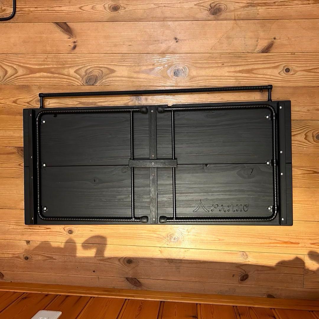 No.561 アイアンローテーブル オルテガテーブル　ネイティブ柄