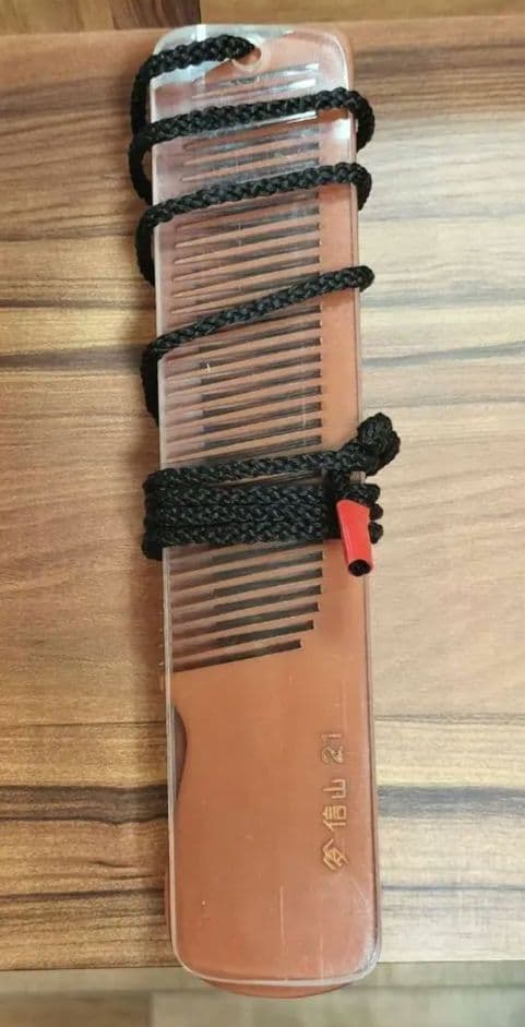 ヤマタ信山ベークコーム　誂ベーク　櫛挟み板　理容櫛