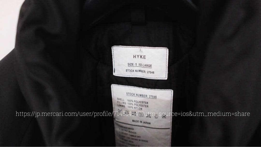 MENS【HYKE】BIOTOP別注 GEN2 ECWCS COAT
