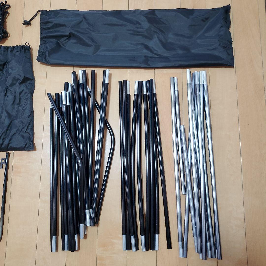 TOKYOクラフト　テンビシェルター　グレー　ルーフシート付き　&　おまけ付き