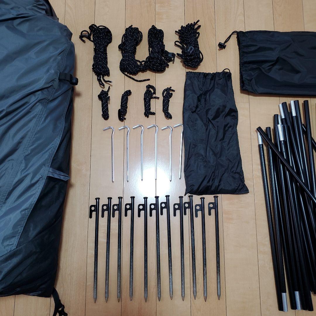 TOKYOクラフト　テンビシェルター　グレー　ルーフシート付き　&　おまけ付き