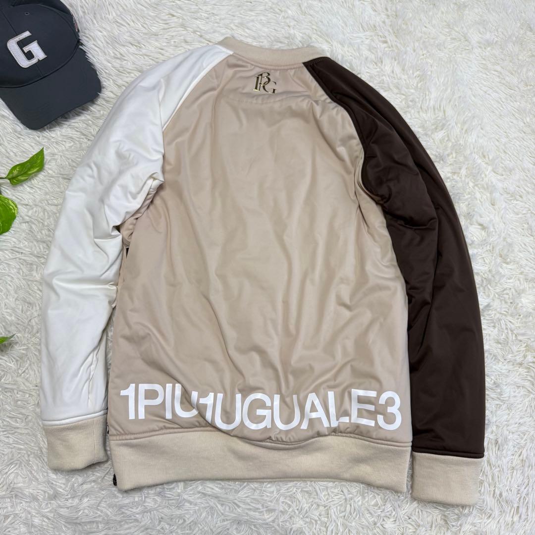 1PIU1UGUALE3 GOLF CRAZY SNEEDJACK 茶 白 M