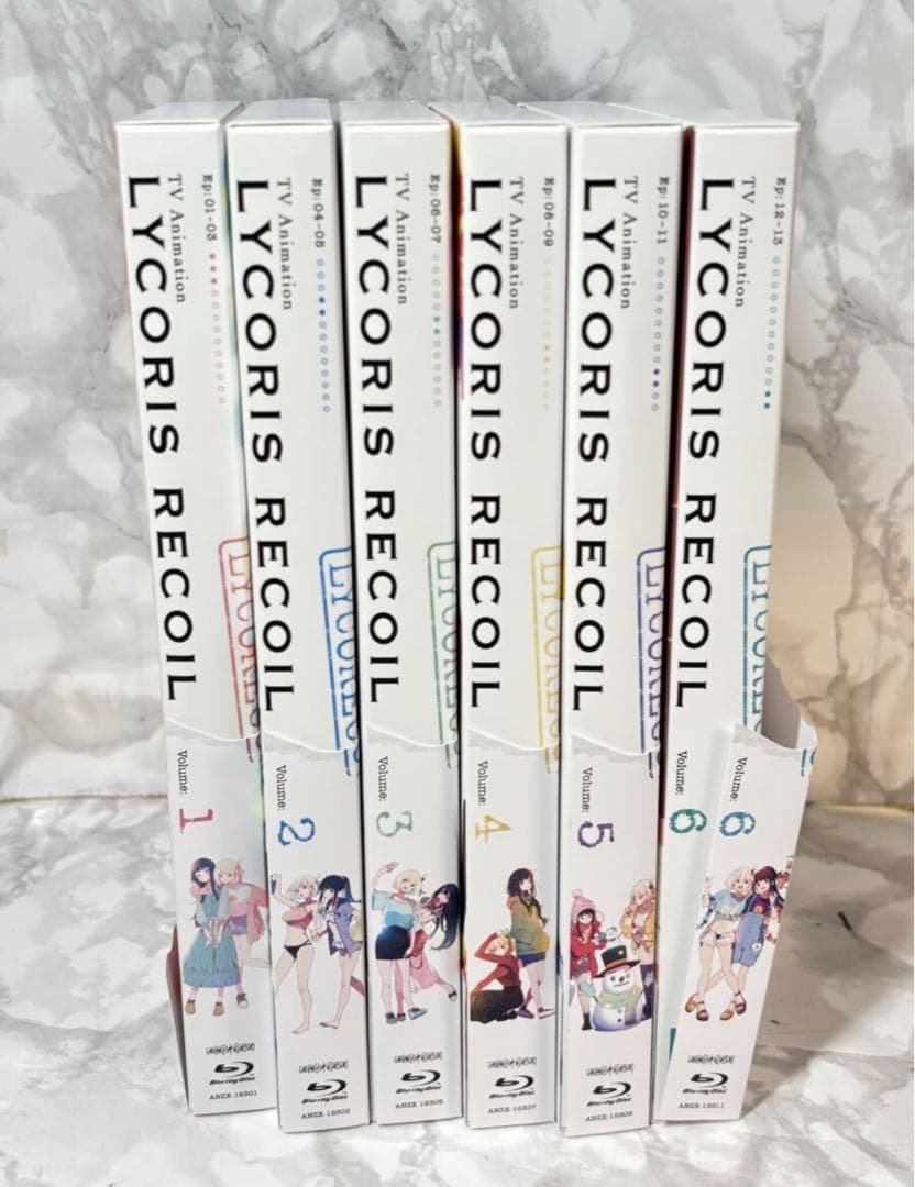 LYCORIS RECOIL Blu-ray 全6巻セット