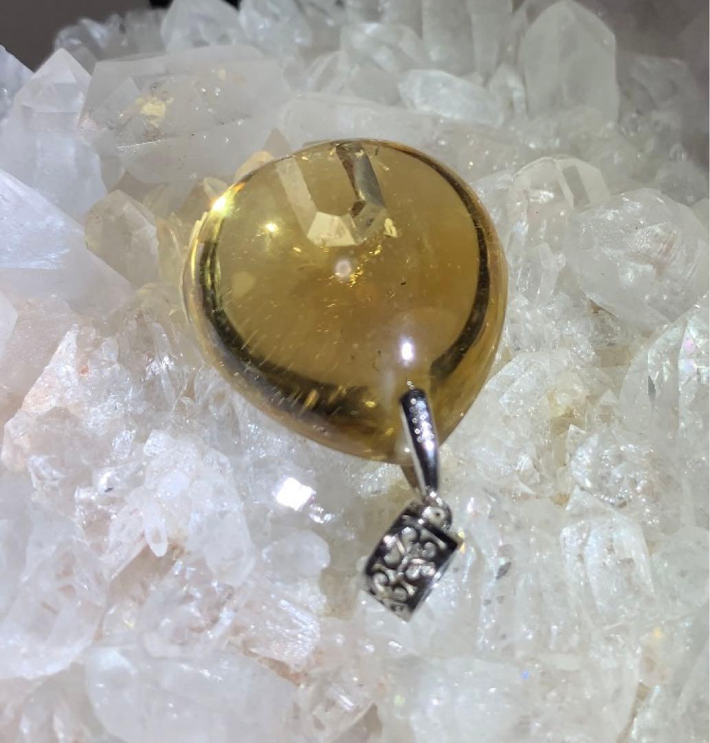 ⭐️祖師谷くん様 ⭐️ 非加熱シトリンクォーツインクォーツシトリン　ペンダントトップ