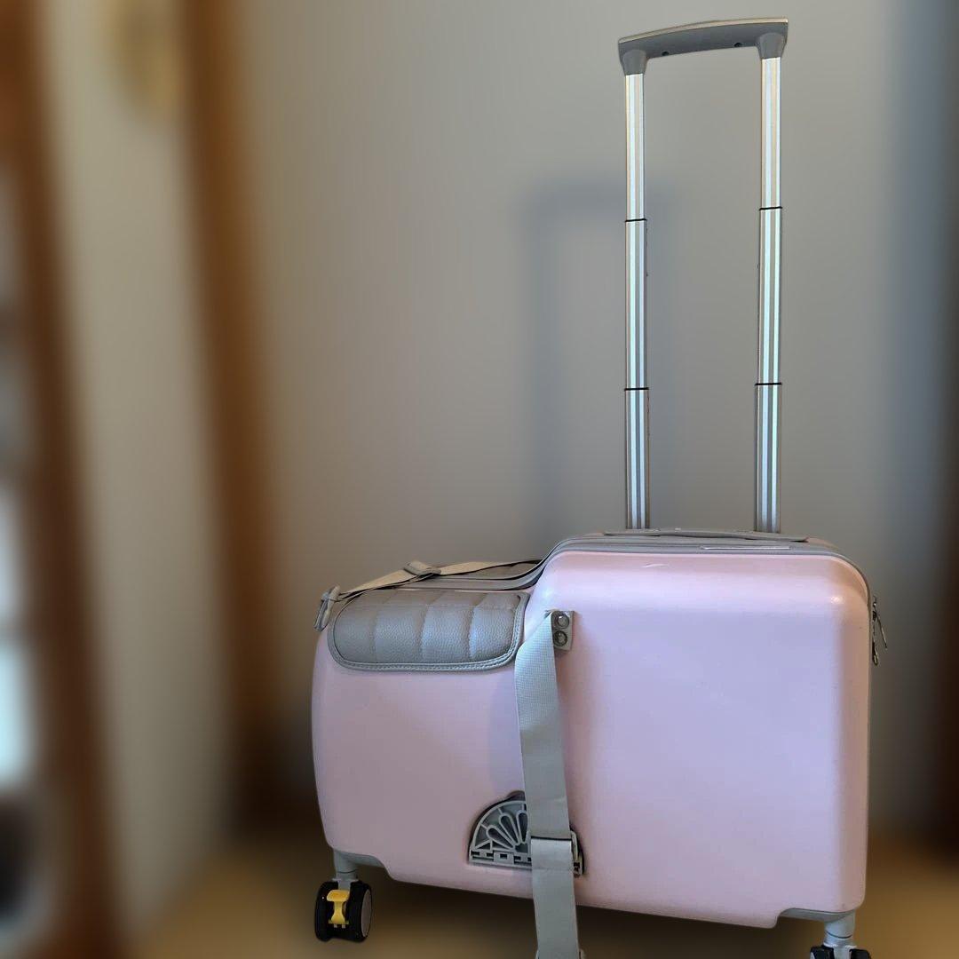 【値下げ】キッズトラベル　mini ピンク　機内持ち込み可