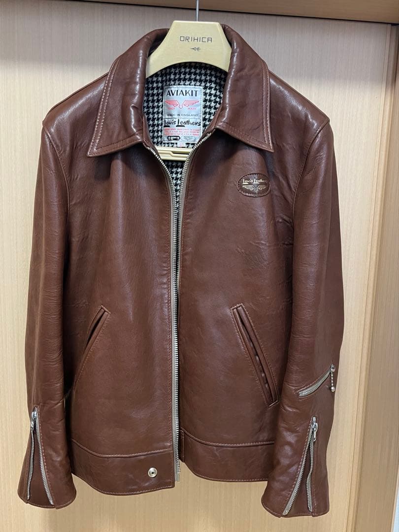 【セール】Lewis Leathers ブラウン コルセア