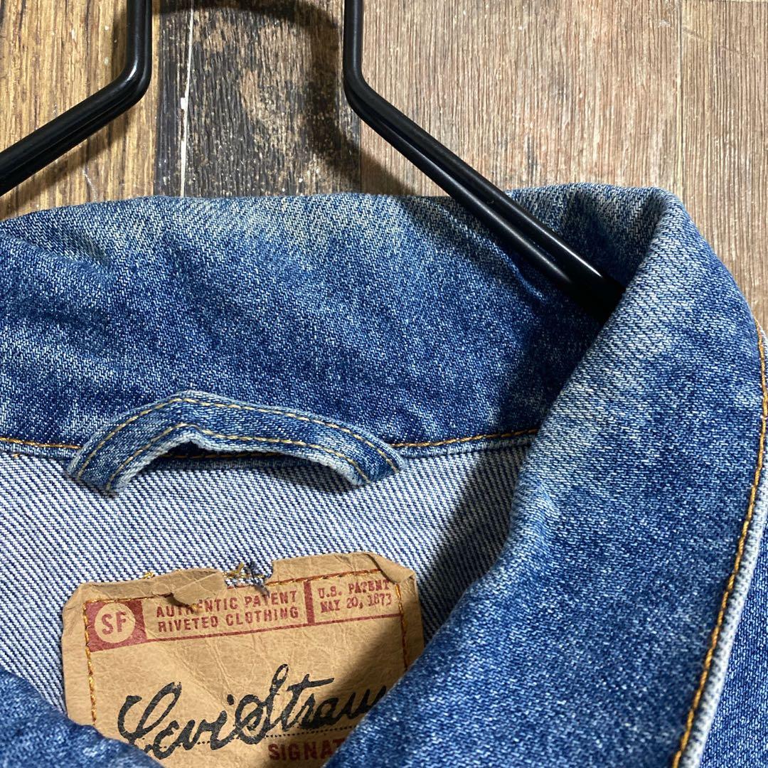 Gジャン リーバイス メンズ デニム ジャケット 2XL 古着 長袖 アウター