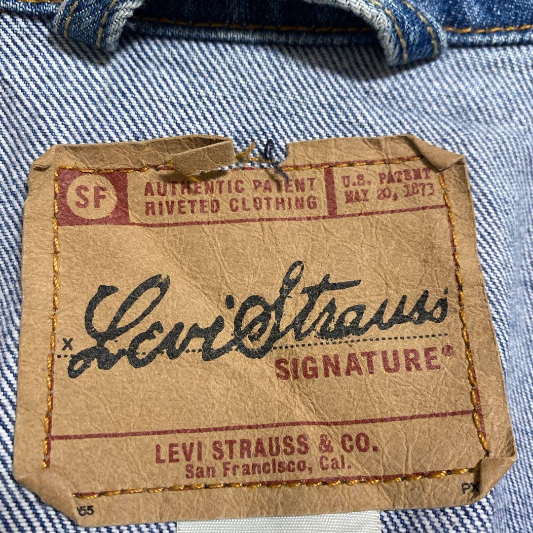 Gジャン リーバイス メンズ デニム ジャケット 2XL 古着 長袖 アウター