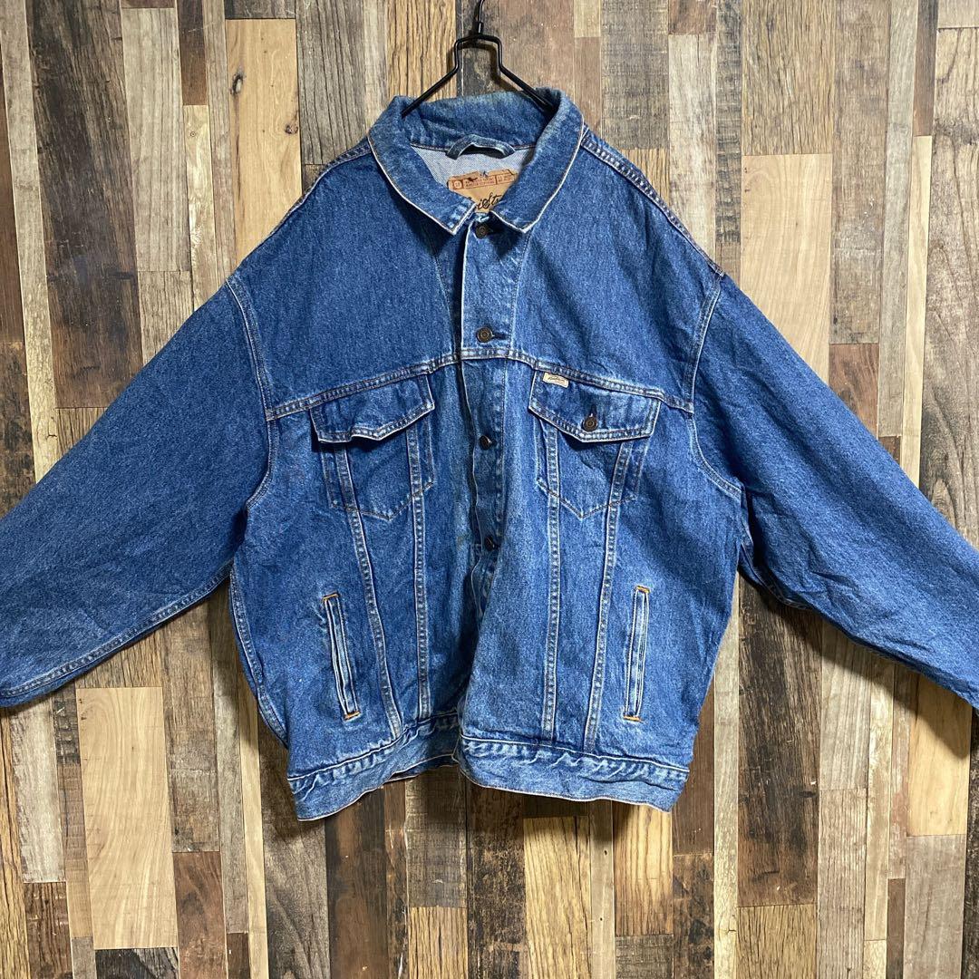 Gジャン リーバイス メンズ デニム ジャケット 2XL 古着 長袖 アウター