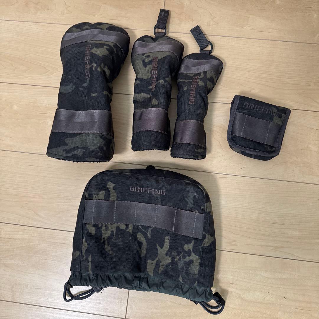 BRIEFING キャディバッグ ヘッドカバーセット