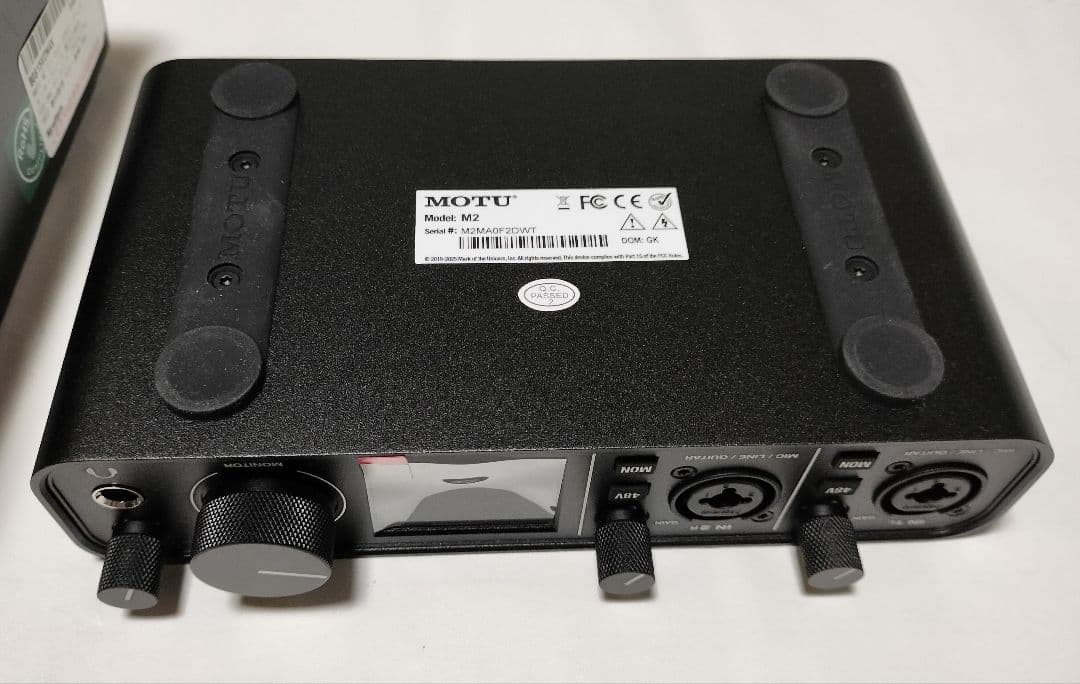 MOTU M2 2in 2out USBオーディオインターフェース　　国内正規品
