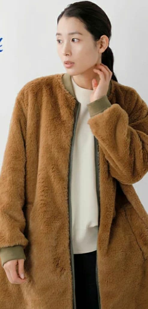 LE GLAZIK MA-1 リバーシブルロングコート 36