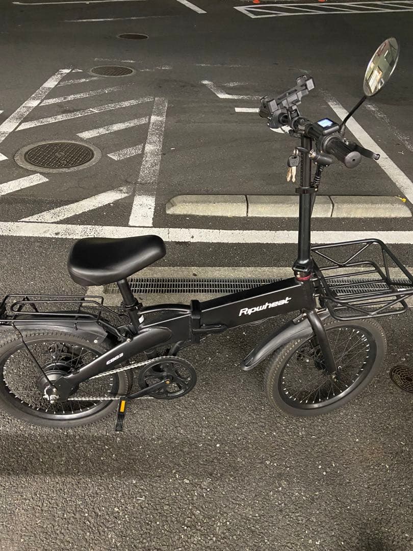 [引取のみ]Ripwheat 電動アシスト自転車 ブラック 48V