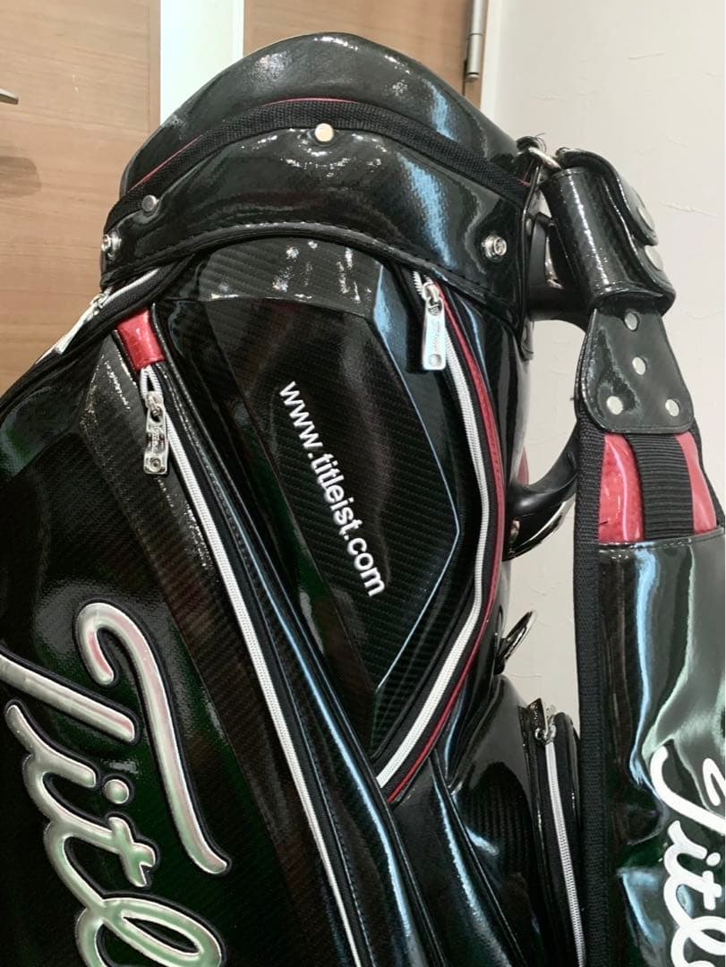希少 完売 タイトリスト 3点式 キャディバッグ エナメル - メルカリ