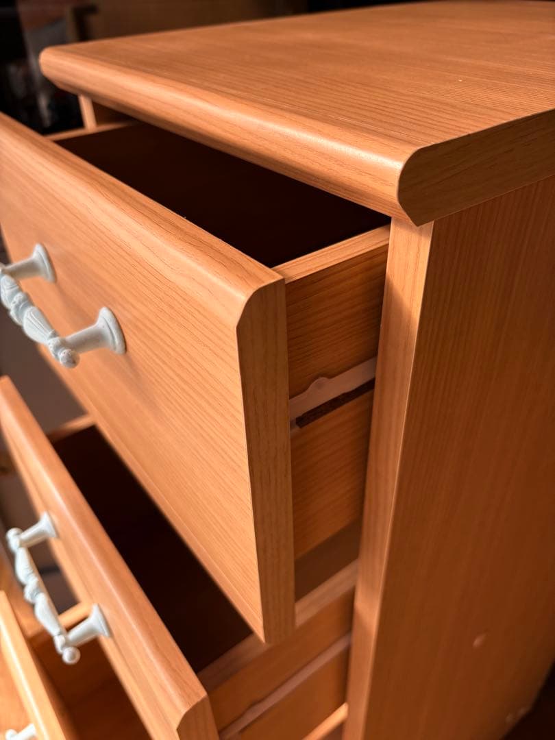 〈 美品 〉フランス調 チェスト 金属 取っ手 引き出し 収納