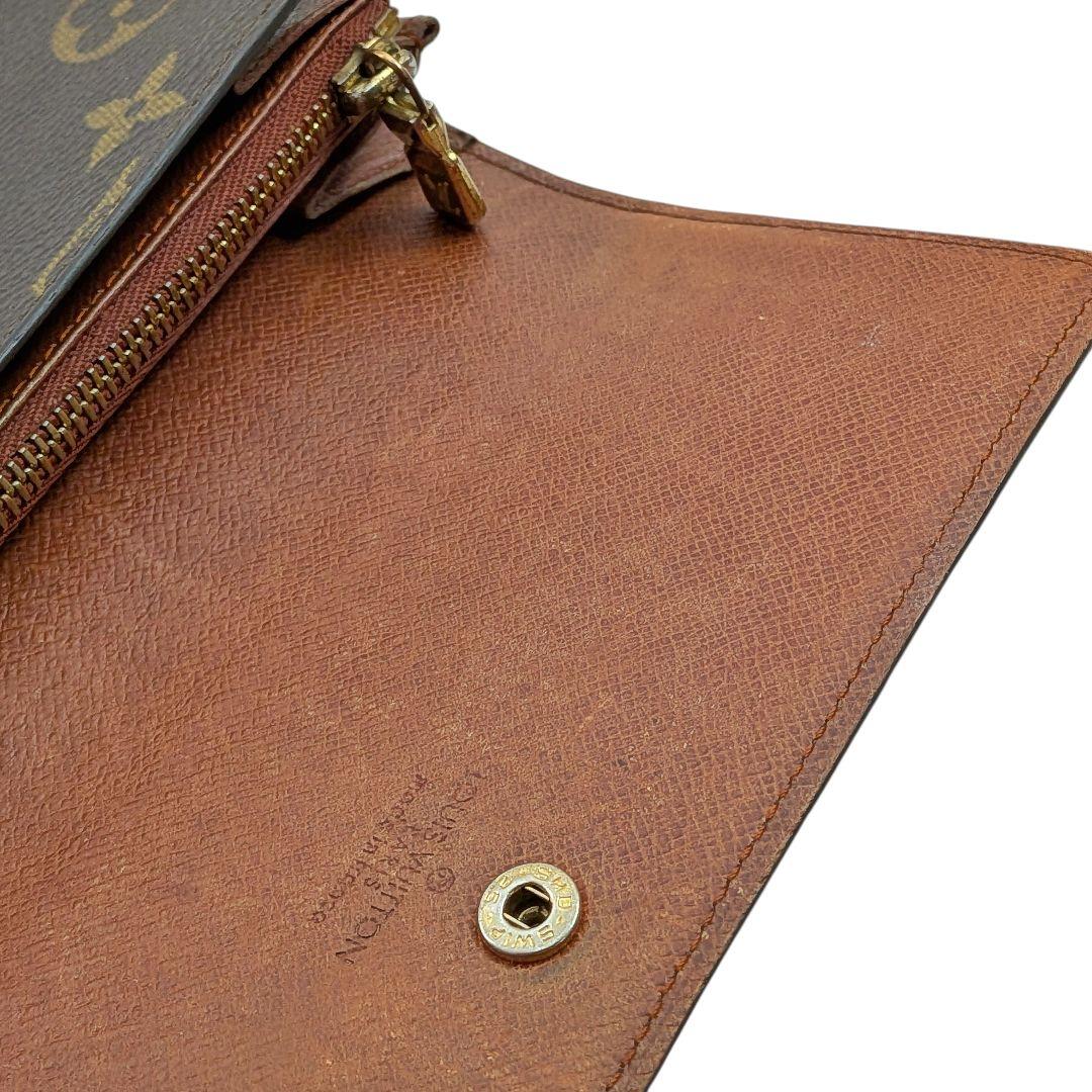 良品 ルイヴィトン モノグラム ポシェット ポルトモネ クレディ 951