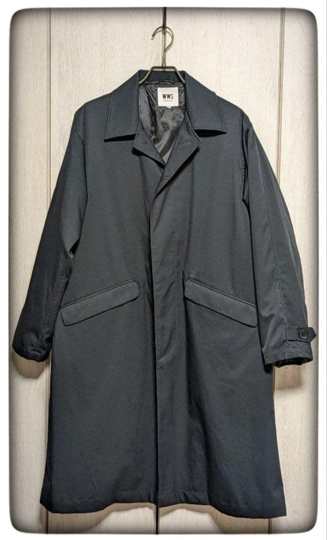 【WWS】洗える3WAYステンカラーコート ・ライナー付き（ダークネイビー） S
