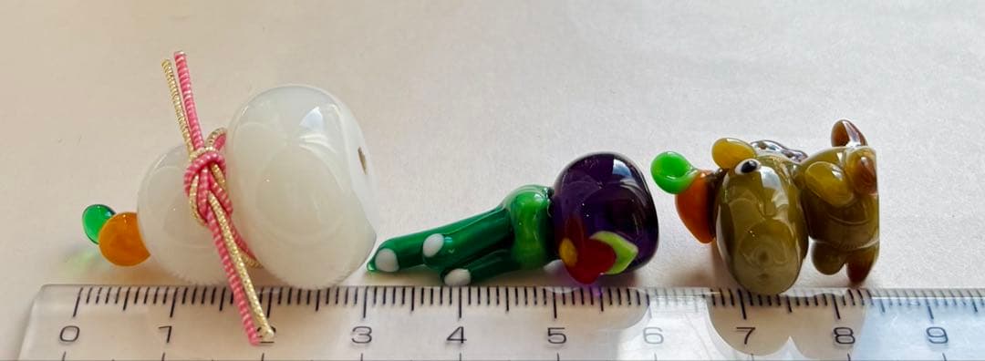 ご確認用☆小さなお正月飾り♪ガラスのかがみ餅