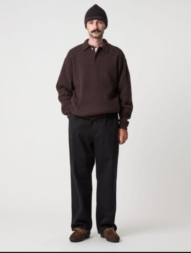 Steven Alan ラムズウール ポロカラー ニット NARROW - メルカリ