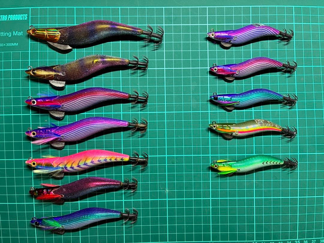 エギ・ダートマックス12本まとめ売り(4号・3.5号・3号・2.5号)セット