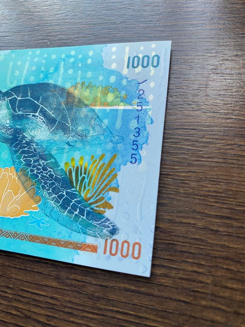 モルディブ紙幣1000ルフィヤ - メルカリ