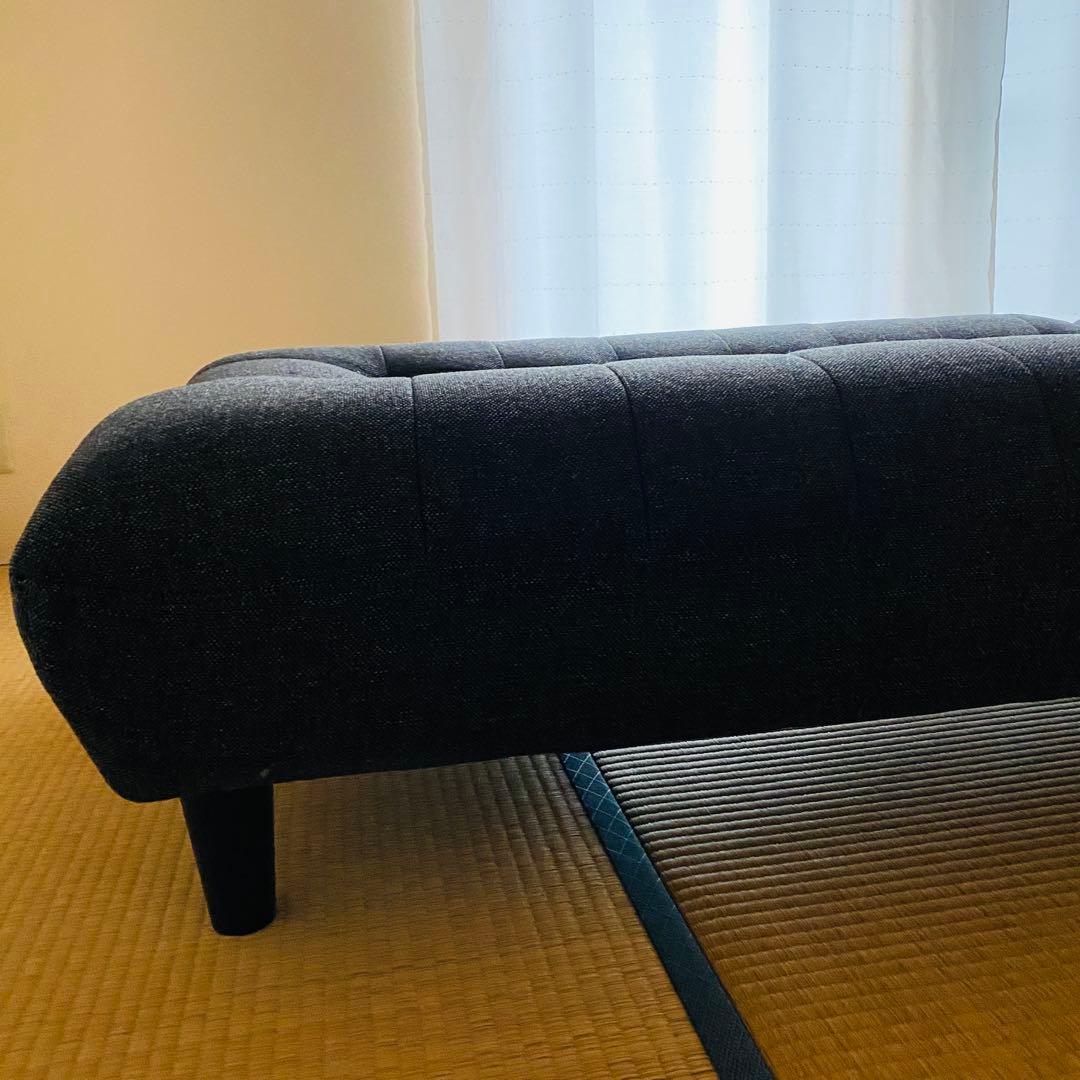 ソファーベッド リクライニング 2way シングル 一人掛け ローソファー